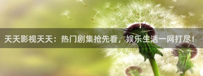 青丝影院免费看电视剧：天天影视天天：热门剧集抢先看，娱乐生活一网打尽！